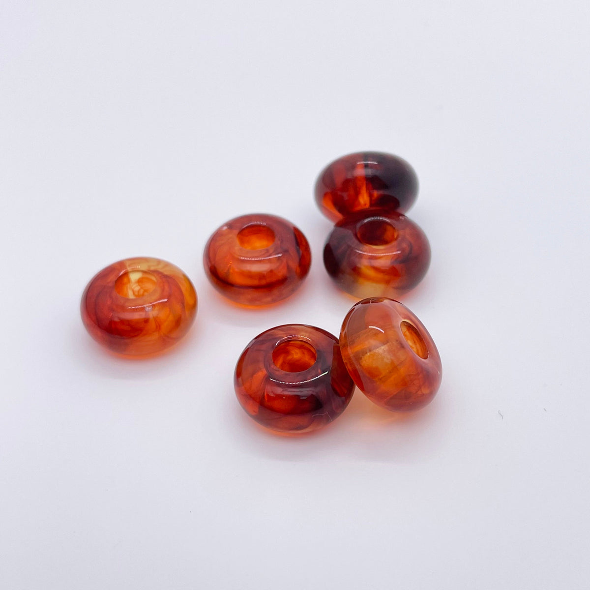 20 pcs/pack Multi color Acrylic Large hole Beads