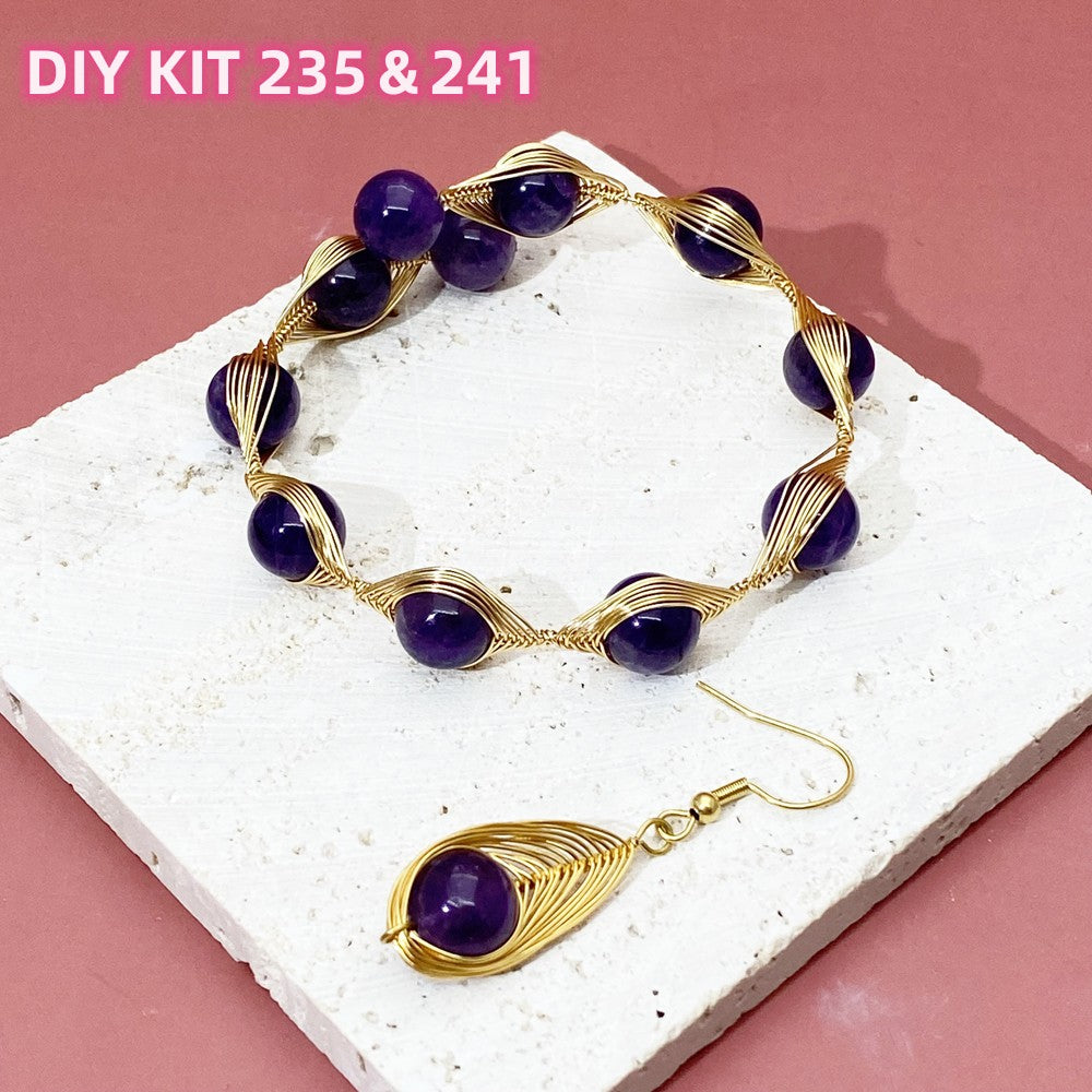 Evil eye bangle and earring   Kit 235th & 241th