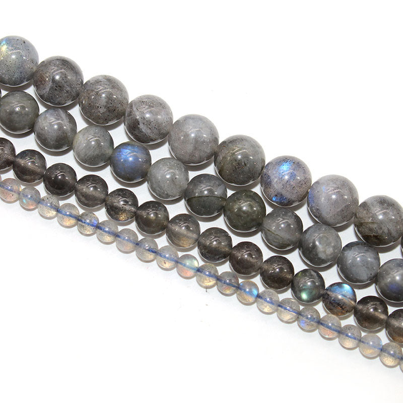 Labradorite round stone beads for DIY