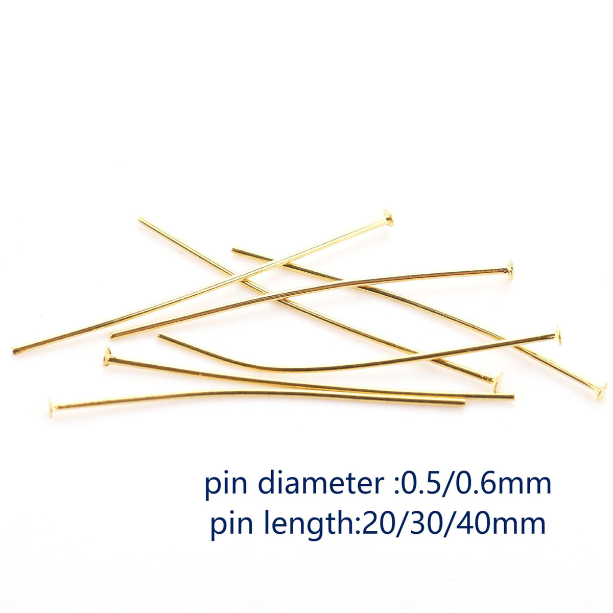 10 or 100pcs/pack 9 pins eye pin-Vacuum Plating Waterproof Stainless steel pin