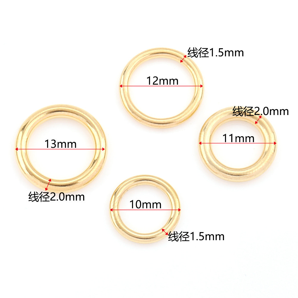 10 PCS closed jump ring