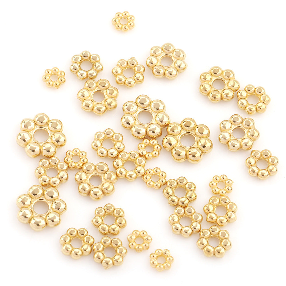 50Pcs/pack Stainless steel Flower Spacer