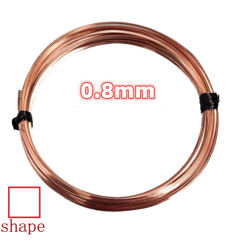 SQUARE bare /pure copper wire for DIY jewelry
