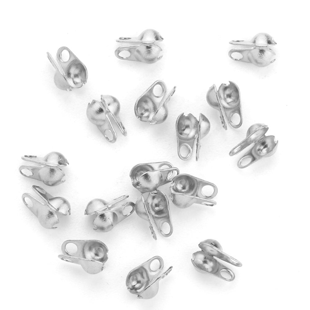 Side open Ball Chain Cover Beads Connector For DIY Jewelry Making