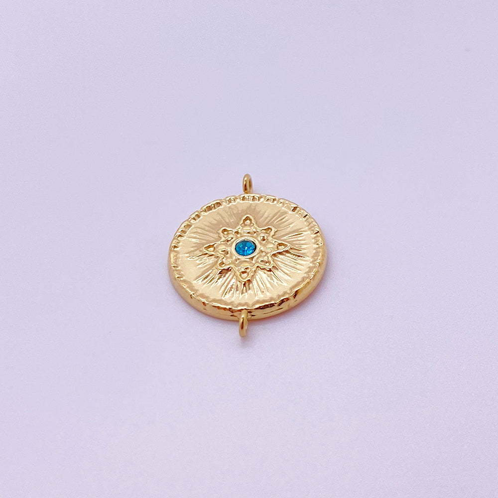 5436 Gemstone sun  charm
