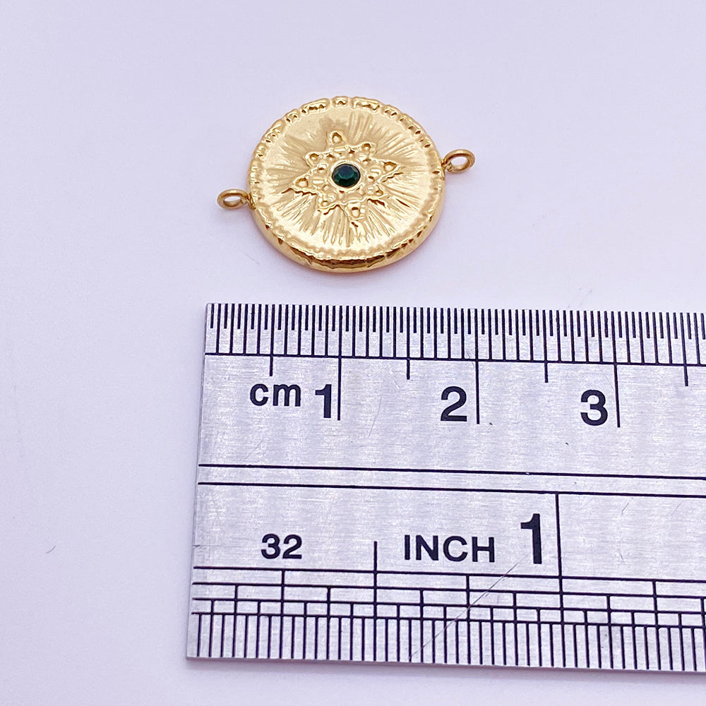 5436 Gemstone sun  charm