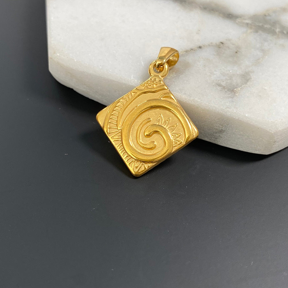 Fossil  Charm for DIY