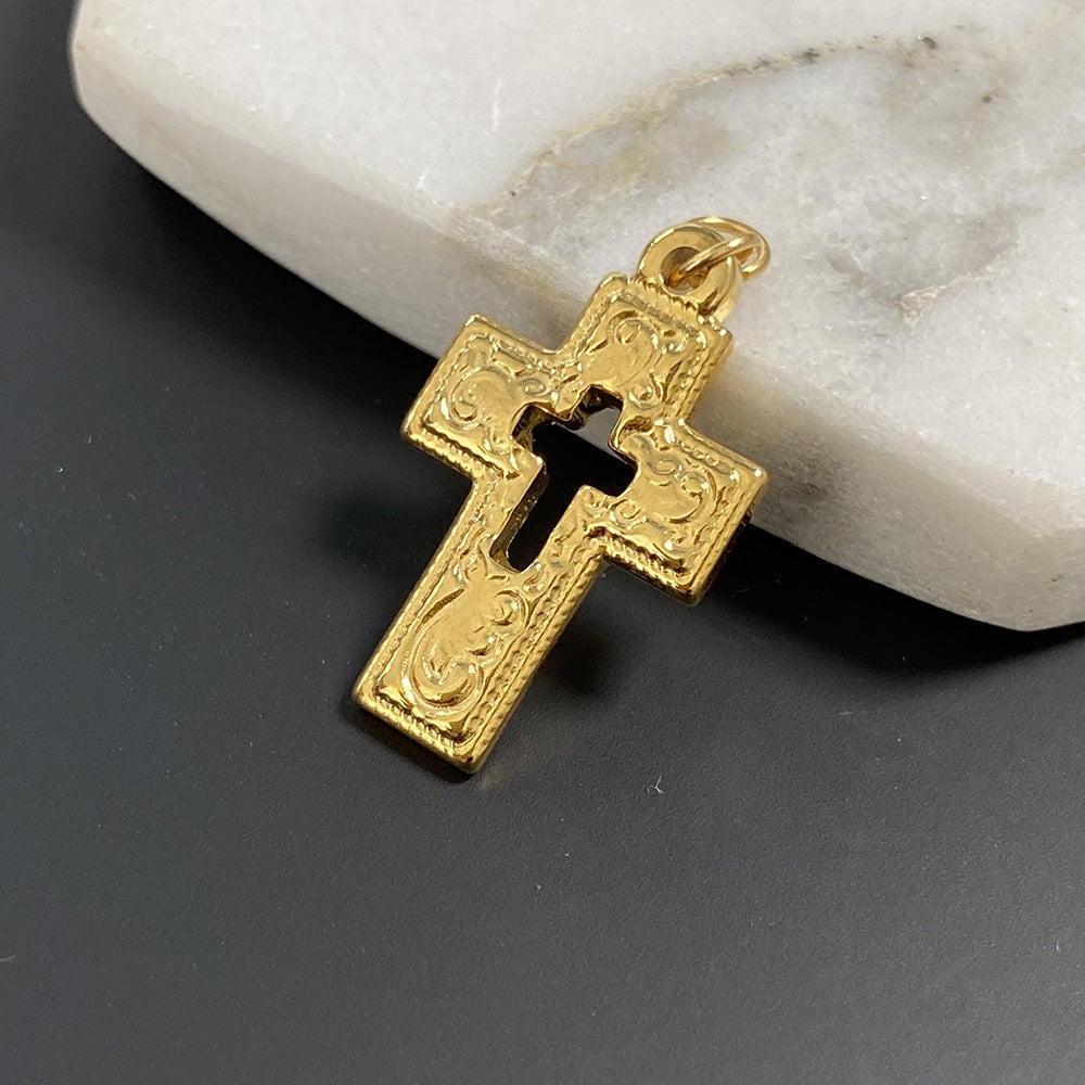 Cross Charm for DIY