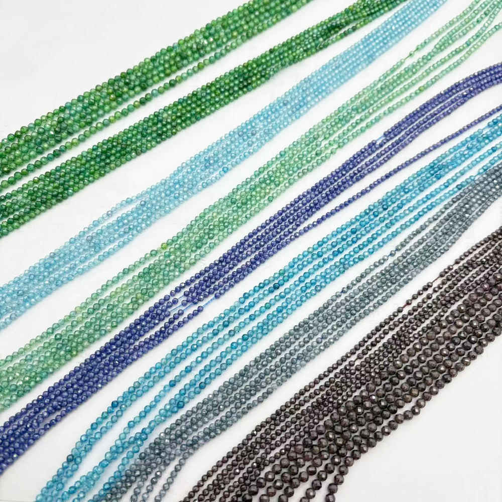 2/3mm Cubic Zircon Faceted Beads