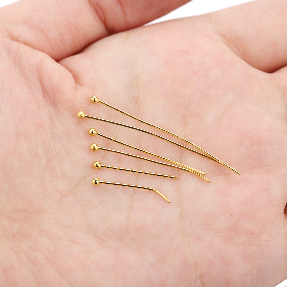 10 or 100pcs/pack ball pins-Vacuum Plating Waterproof Stainless steel ball pin
