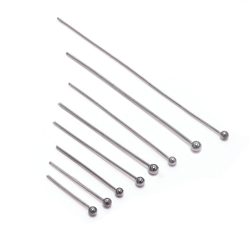 10 or 100pcs/pack ball pins-Vacuum Plating Waterproof Stainless steel ball pin