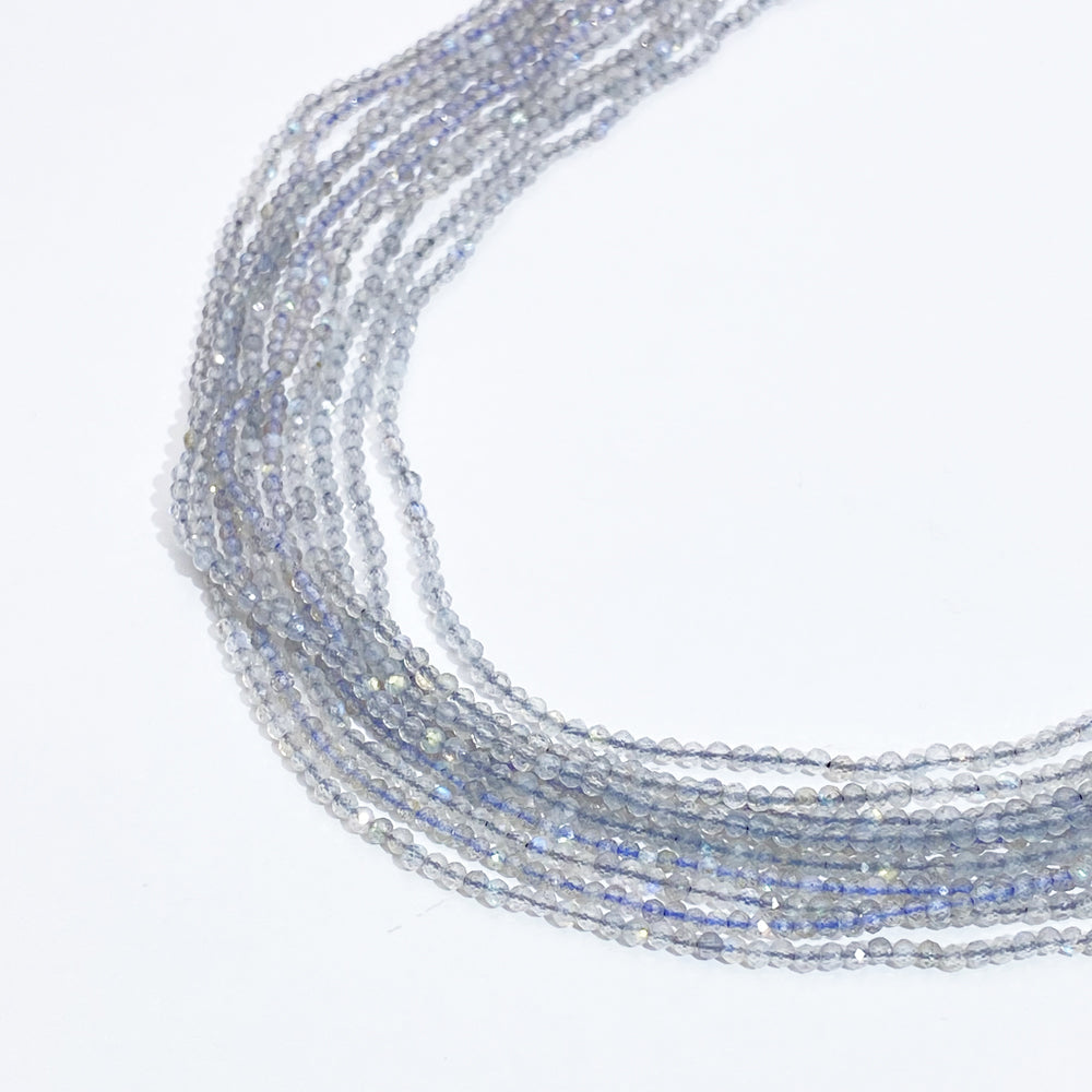 B MIX 2mm Natural Faceted stone beads for jewelry DIY