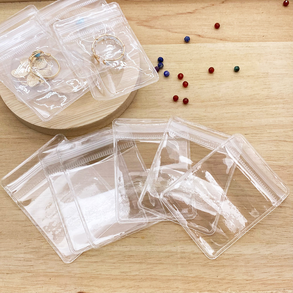 50 pcs/pack Recyclable PVC ziplock bag