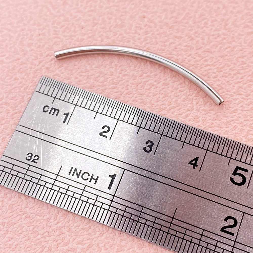 5PCS  3050 Curving Tube Spacer pendant for DIY
