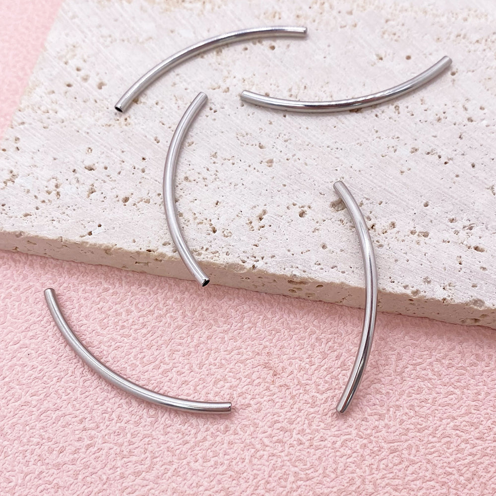 5PCS  3050 Curving Tube Spacer pendant for DIY
